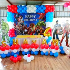 Avengers Theme Birthday Decorations In Bangalore