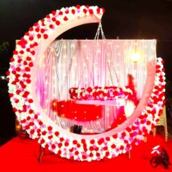 Cradle Flowers Decoration For Naming Ceremony in Bangalore