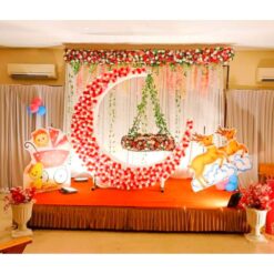 Cradle Flowers Decorations For Naming Ceremony in Bangalore