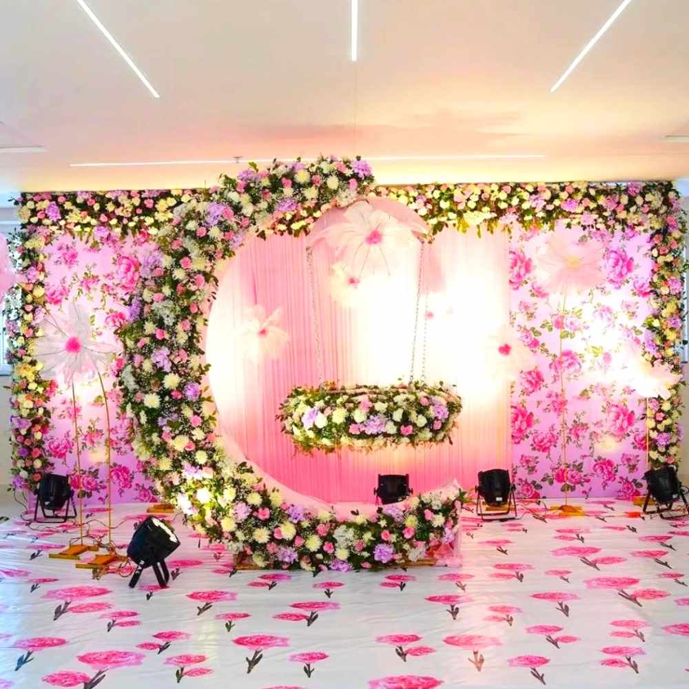 elegant-cradle-flower-decorations-for-naming-ceremony-in-bangalore