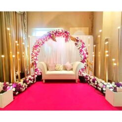 Elegant Engagement Ceremony Flower Decorations In Bangalore