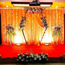 Elegant Engagement Ceremony Flowers Decoration In Bangalore