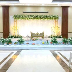 Elegant Lights And Flowers Decorations For Baby Shower in Bangalore