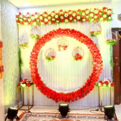 Engagement Ceremony Flower Decorations At Home In Bangalore