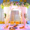 Flowers Decoration For Round Wedding Mandap In Bangalore