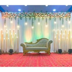 Lights And Flowers Decorations For Wedding Reception In Bangalore