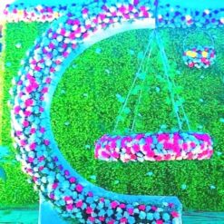 Naming Ceremony Cradle Decorations With Flowers In Bangalore