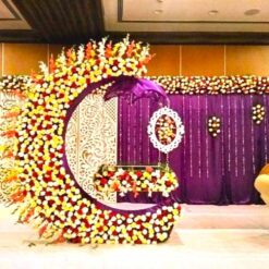 Naming Ceremony Flower Decorations For Cradle In Bangalore