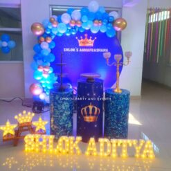 Prince Themed Annaprashan Ceremony Decorations In Bangalore
