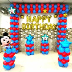 Simple Balloon Decorations For Kids Birthday Party In Bangalore