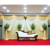 Simple Decorations With Flower For Engagement Ceremony In Bangalore