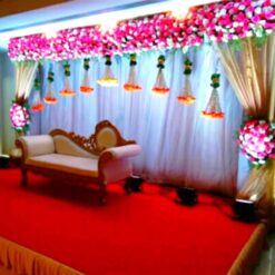 Simple Flowers Decoration In Bangalore For Engagement Ceremony