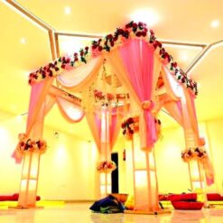 Artificial Flowers Wedding Mandap Decorations In Bangalore