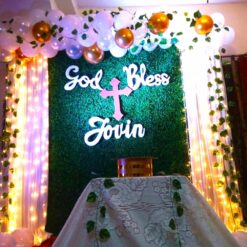 Balloon Decorations For Baptism Ceremony In Bangalore