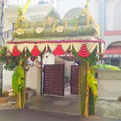 Flower And Chappara Decoration For Housewarming In Bangalore