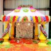 Flower Decoration For Wedding Fiber Mandap In Bangalore