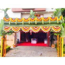 Flowers And Chappara Decoration For Housewarming In Bangalore