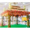 Flowers And Coconut Decorations For Wedding Mandap In Bangalore