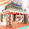 Flowers Decoration For Grand Antique Wedding Mandap In Bangalore