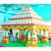 Flowers Decorations For Grand Fiber Wedding Mandap In Bangalore