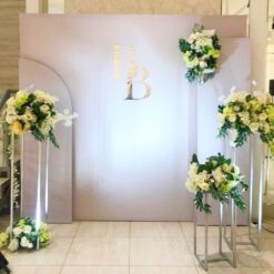 Stylish Flower Decoration For Engagement In Bangalore