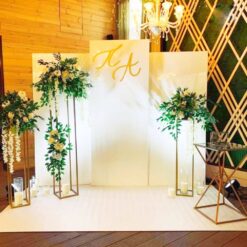 Stylish Flowers Decoration For Engagement In Bangalore