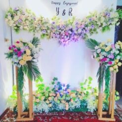 Stylish Flowers Decoration In Bangalore For Engagement Ceremony