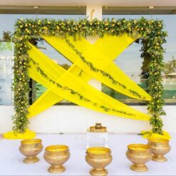 Traditional Flowers Decorations For Haldi Ceremony In Bangalore