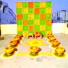 Traditional Style Flower Box Decorations For Baby Shower in Bangalore