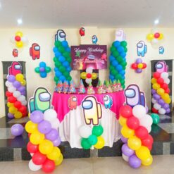 Among Us Theme Balloon Decorations For Birthday In Bangalore
