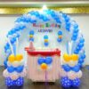 Blue And White Simple Balloon Decorations For Birthday In Bangalore