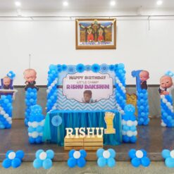 Boss Baby Theme 1st Birthday Decoration In Bangalore