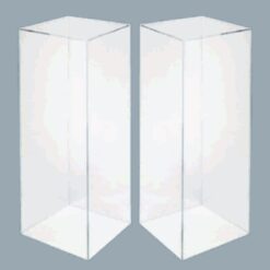 Clear Acrylic Plinths For Rent In Bangalore
