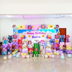 Cocomelon Theme 1st Birthday Decorations In Bangalore