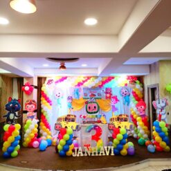 Cocomelon Theme 3rd Birthday Decorations In Bangalore