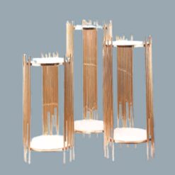 Cylindrical Metal Plinths For Rent In Bangalore