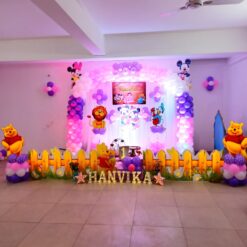 Mickey, Minnie And Winnie Theme Birthday Decorations In Bangalore