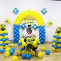Minions Theme Balloon Decorations For Birthday In Bangalore