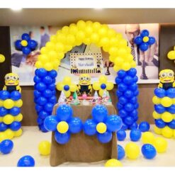 Minions Theme Simple Balloon Decoration For Birthday In Bangalore