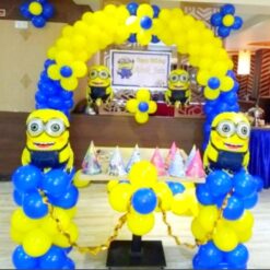 Minions Theme Simple Balloon Decorations For Birthday In Bangalore
