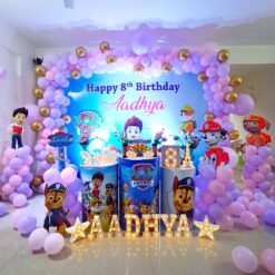 Paw Patrol Theme 8th Birthday Decorations In Bangalore