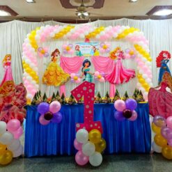 Princess Theme 1st Birthday Decoration In Bangalore