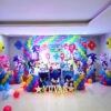 Sonic Theme Birthday Curtain Decorations In Bangalore