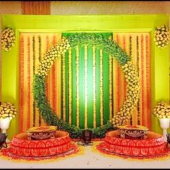 Traditional Style Flowers Decoration For Haldi Ceremony In Bangalore