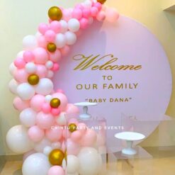 Balloon Decorations In Home For New Born Baby Welcome