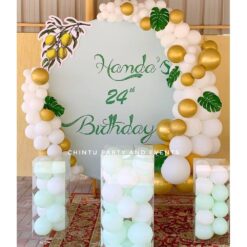 Elegant Balloon Decorations For 24th Birthday