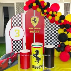Ferrari Car Theme Birthday Decorations