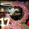 Balloon Ring Decorations For 17th Birthday