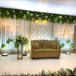 Classy Flower Decorations For Engagement Ceremony
