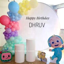 Cocomelon Themed Birthday Decorations At Home